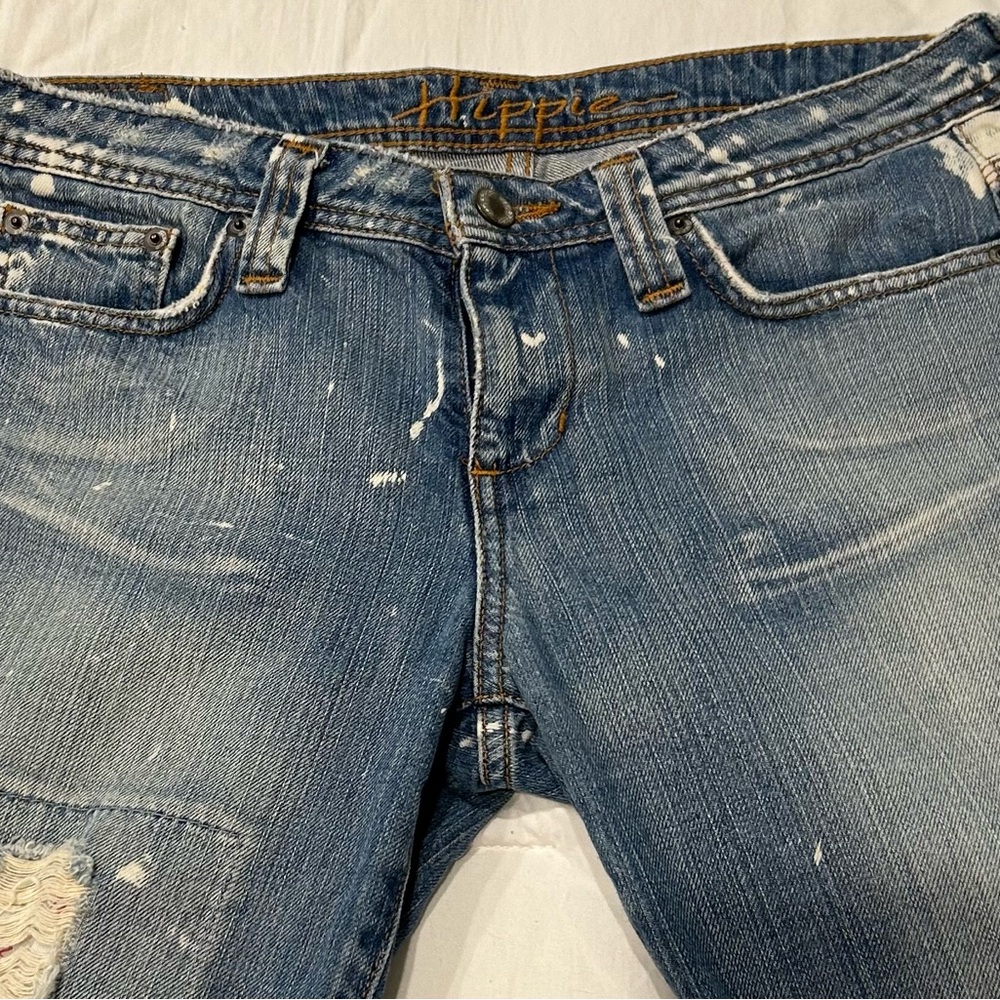 Distressed Hippie Brand Juniors Jeans